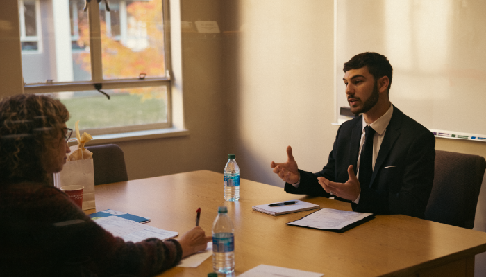 Hoff School of Business Hosts Eighth Annual Mock Interview Day