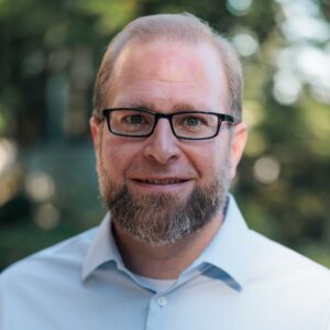 Portrait of Dr. Clinton Knaus, Assistant Professor of Chemistry