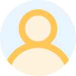 A simple person icon set against a light blue background, symbolizing an individual.