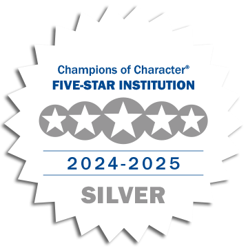 Champions of Character Five-Star Institution 2024-2025 Silver