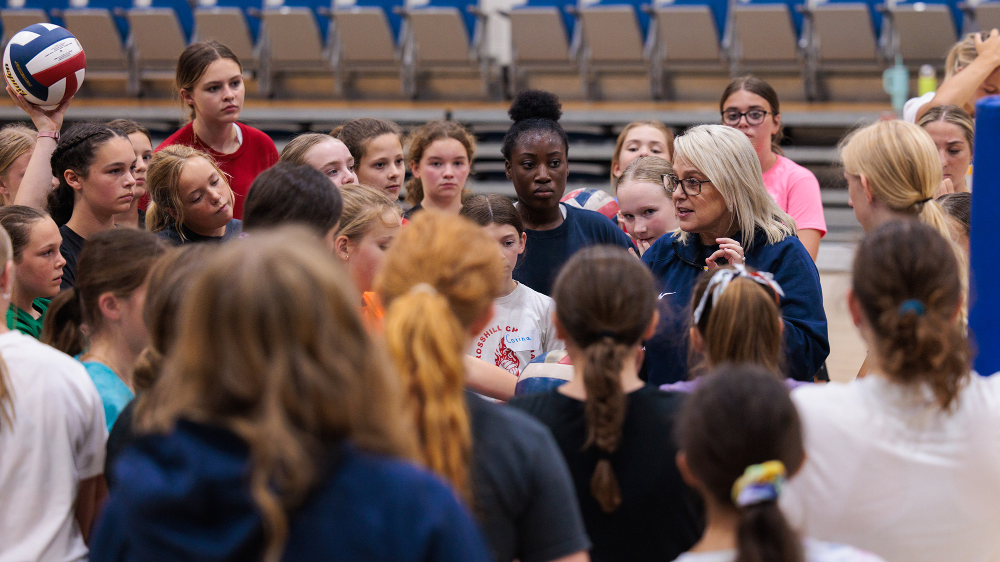 Volleyball Team Camp